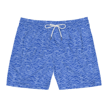 Men's Ocean Current Swim Shorts – Azure Blue