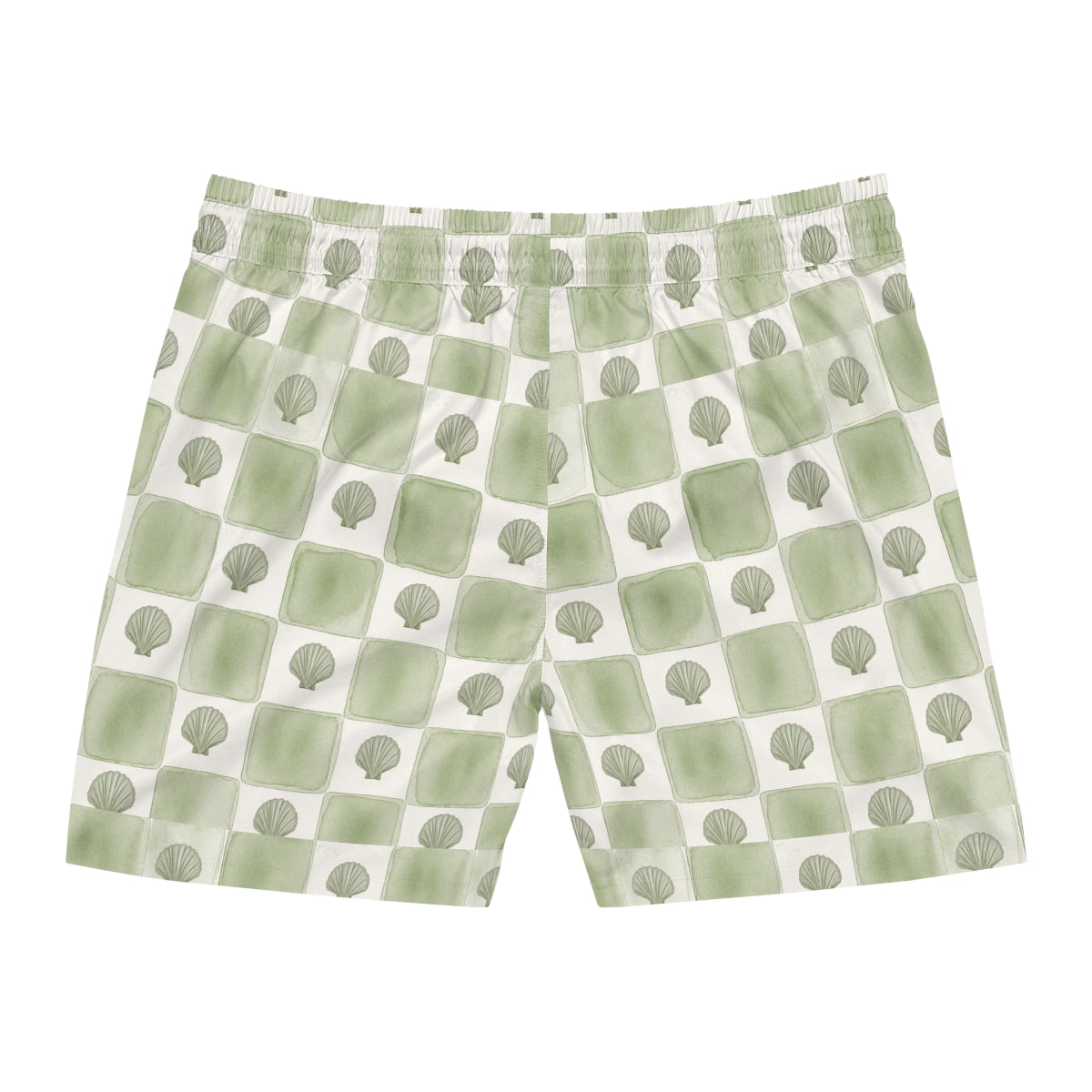 Men's Coastal Cottage Swim Shorts – Sage & White