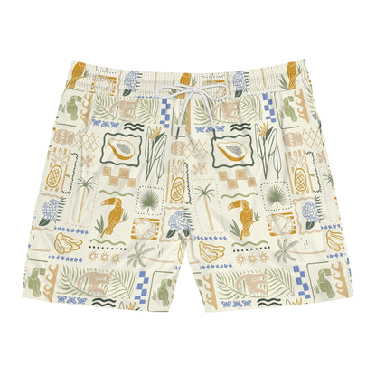 Men's Tropical Escape Swim Shorts – Sand & Sage