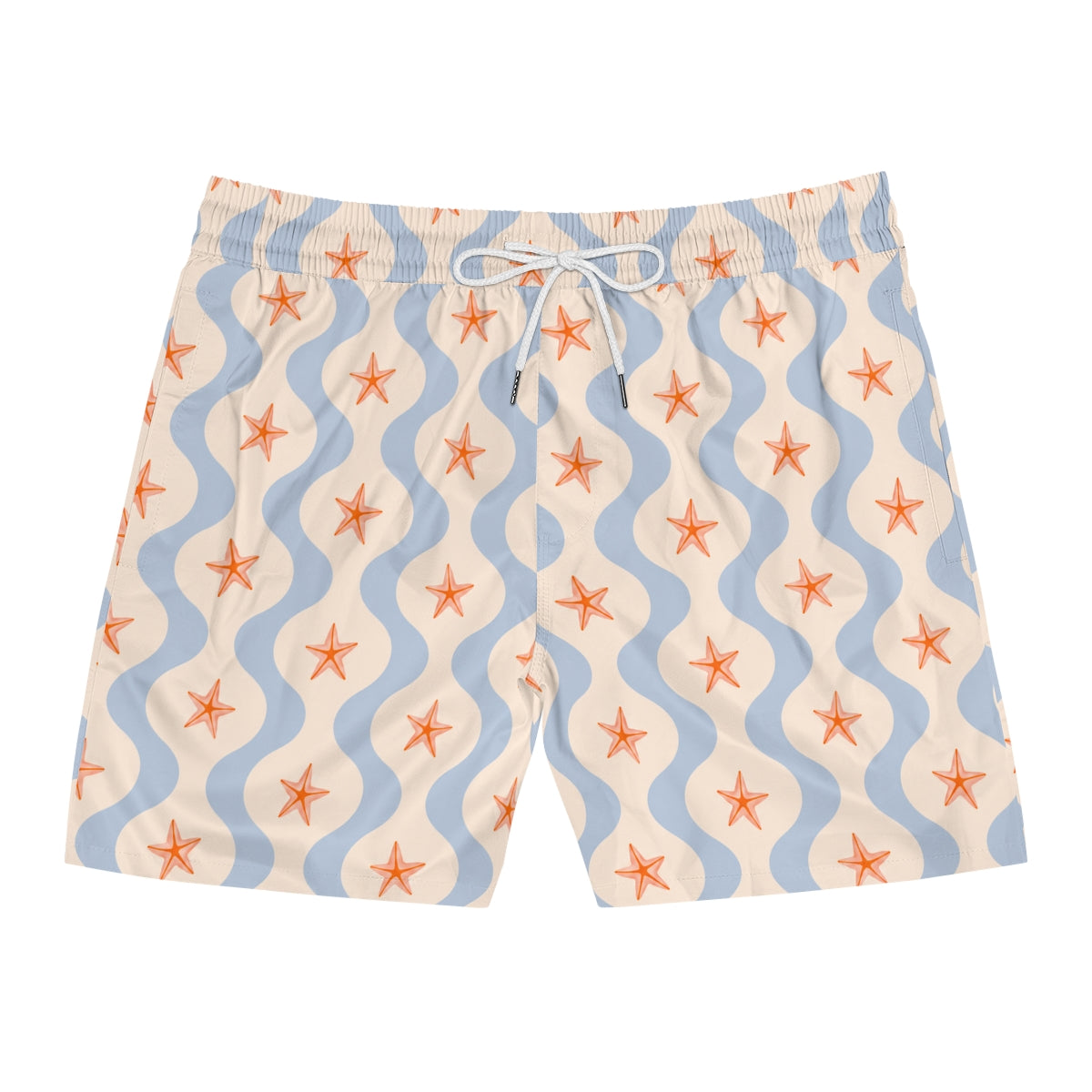 Men's Seaside Starfish Swim Shorts – Sky Blue